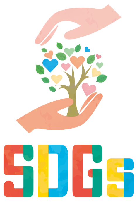 手で苗木を包むイラスト