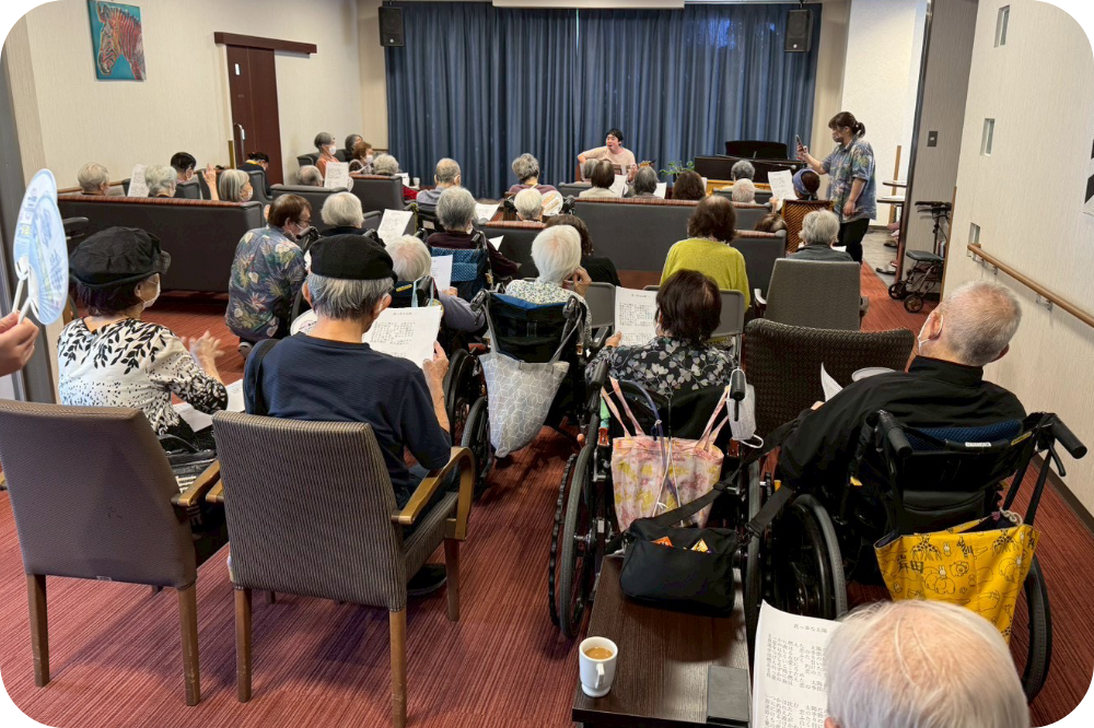 音楽レクリエーションの様子